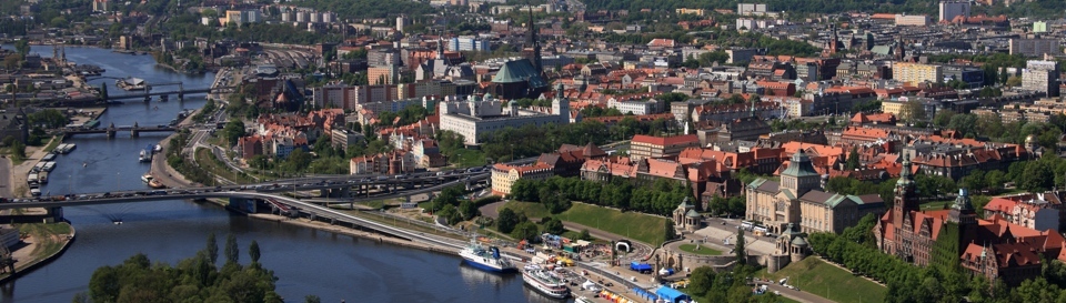 Szczecin centrum miasta i stare miasto